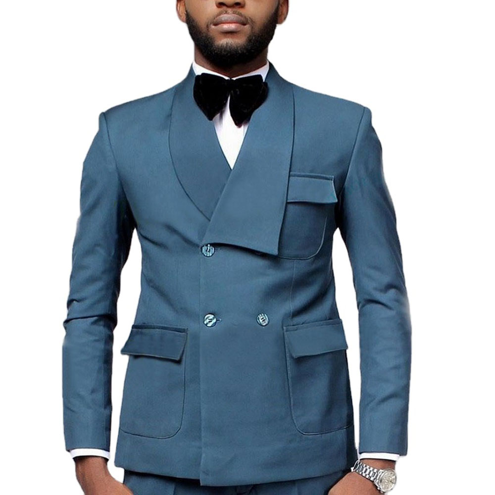 Men Formal Wear Dress - Mais recente design duplo breasted lago