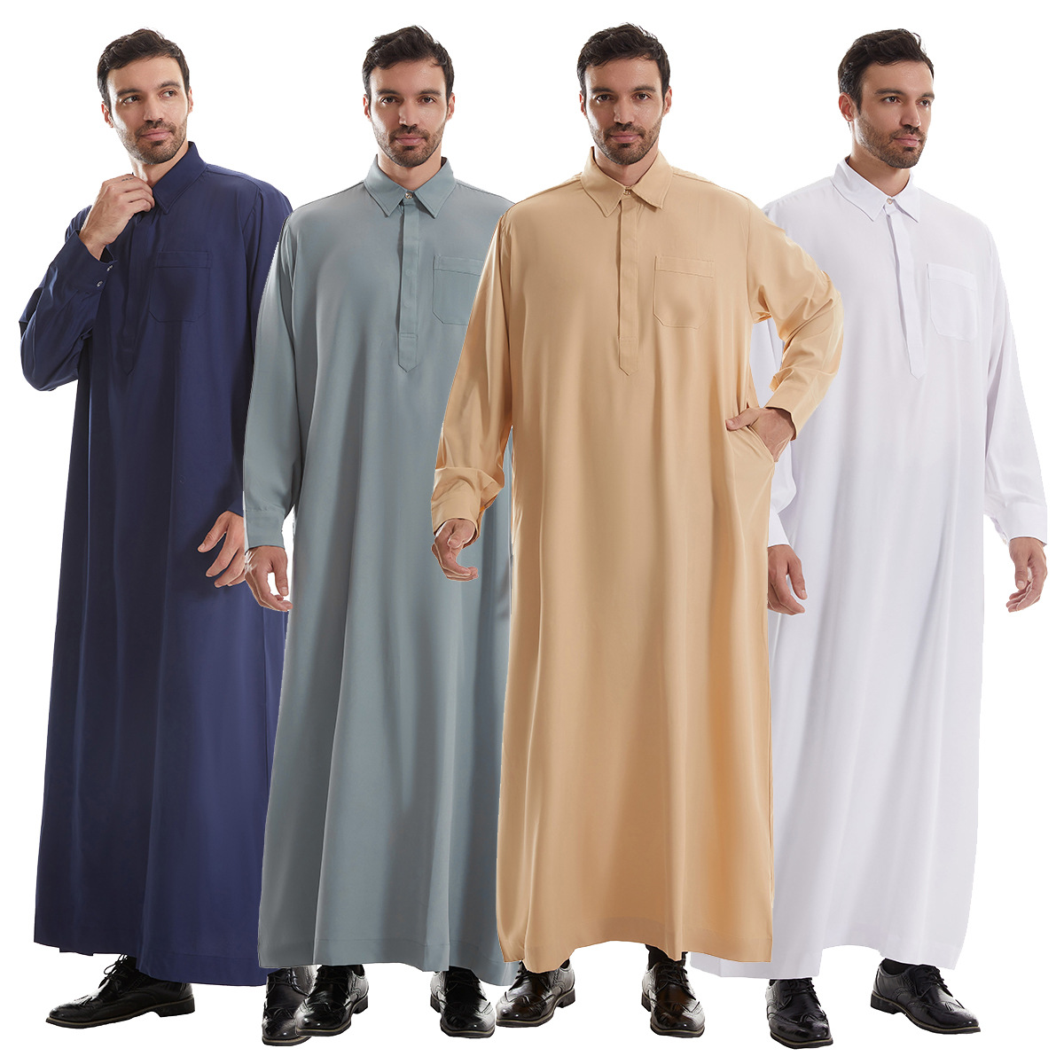 Arabic Formal Wear Men - Homens jubba thobe masculino camisa longa