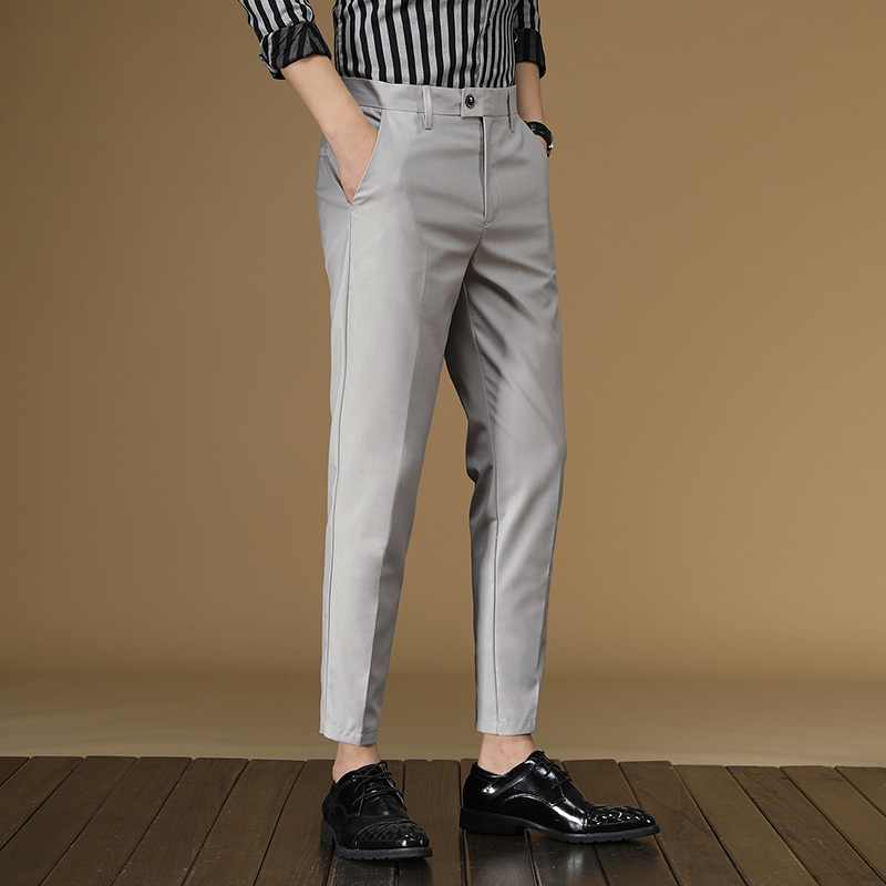 Men Formal Wear Dress - Calças de terno de verão dos