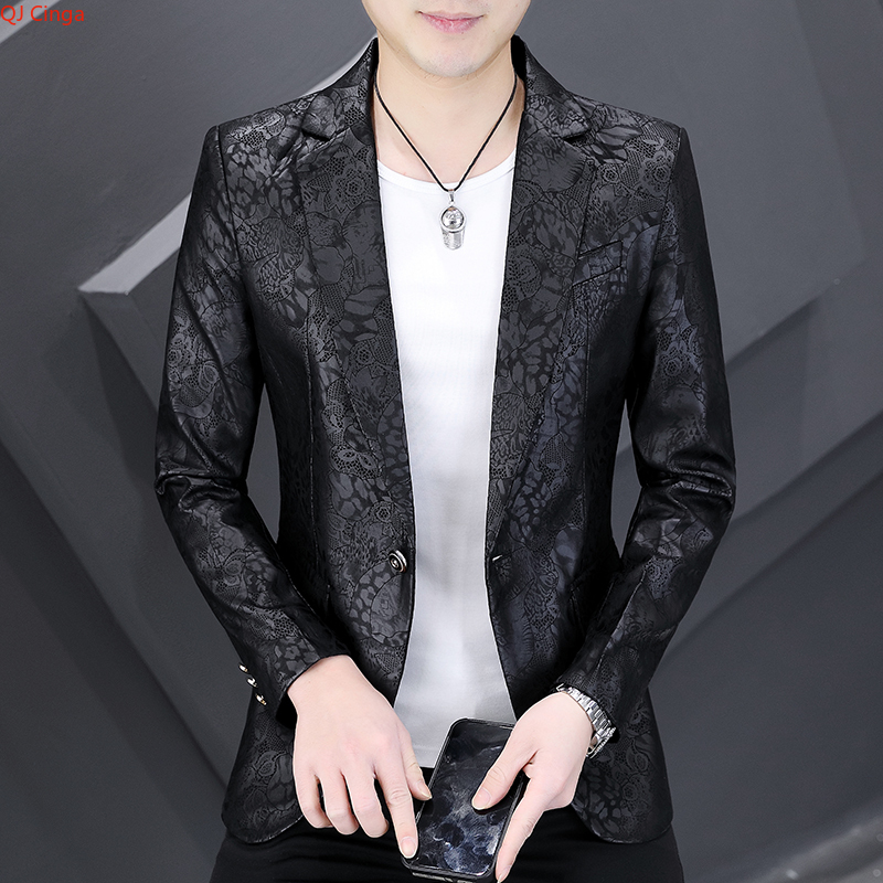 Asian Men Formal Wear - 2026 Jaqueta de terno preta masculina