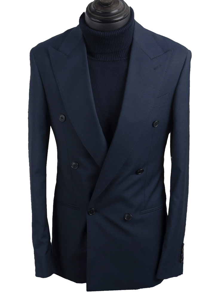 Wool Suit Jacket - Roupa de luxo masculina em lã