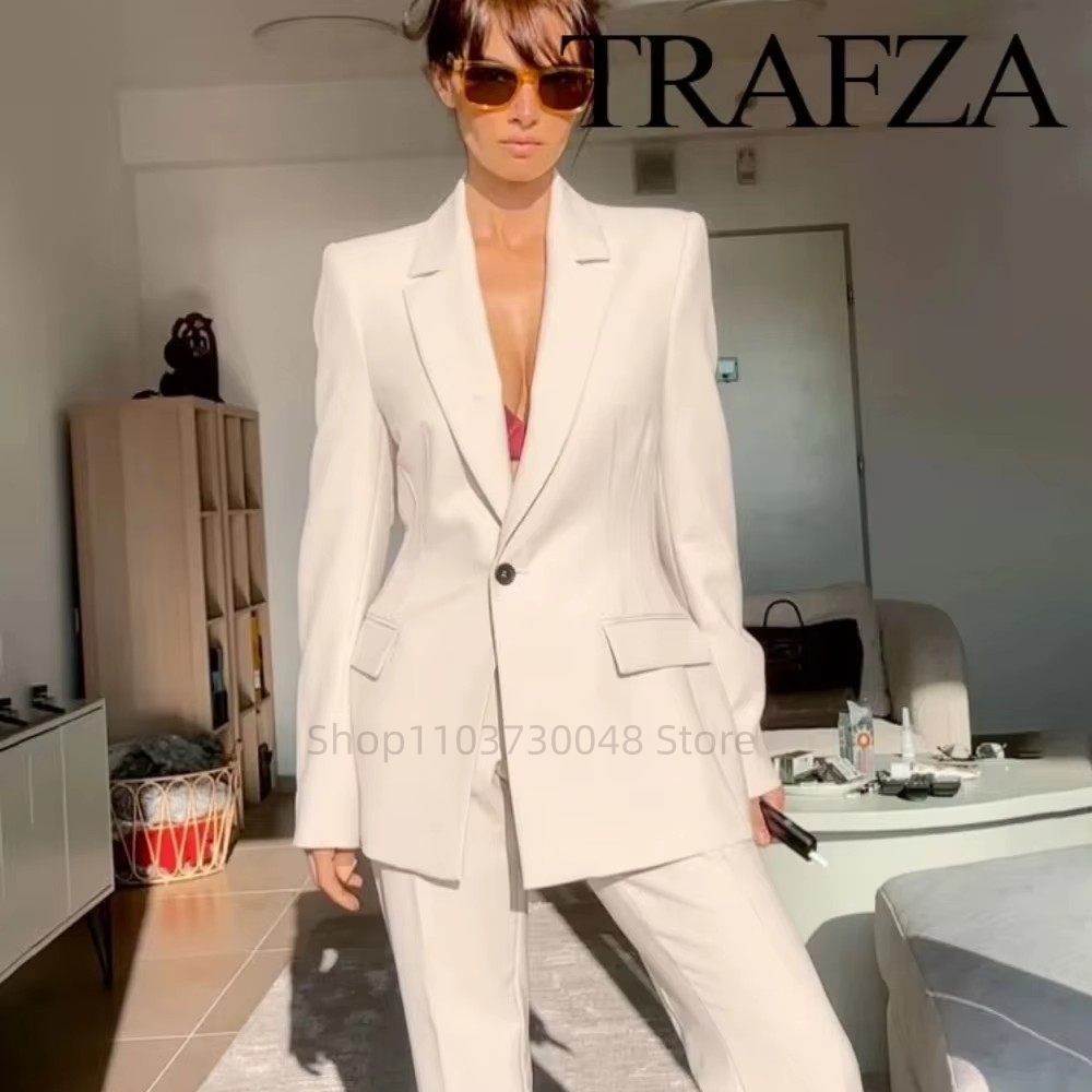 Wool Suit Jacket - Conjunto de Blazer e Calças para