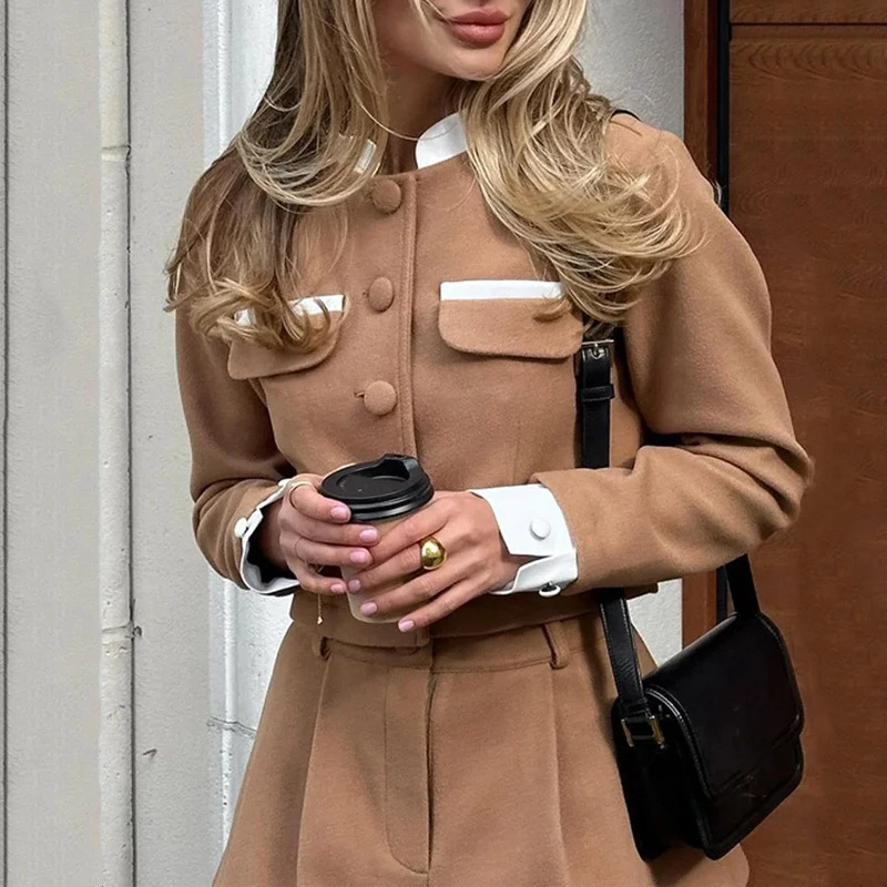 TRAUXY-2-Piece conjunto de jaq - Wool Suit Jacket avaliação e preço