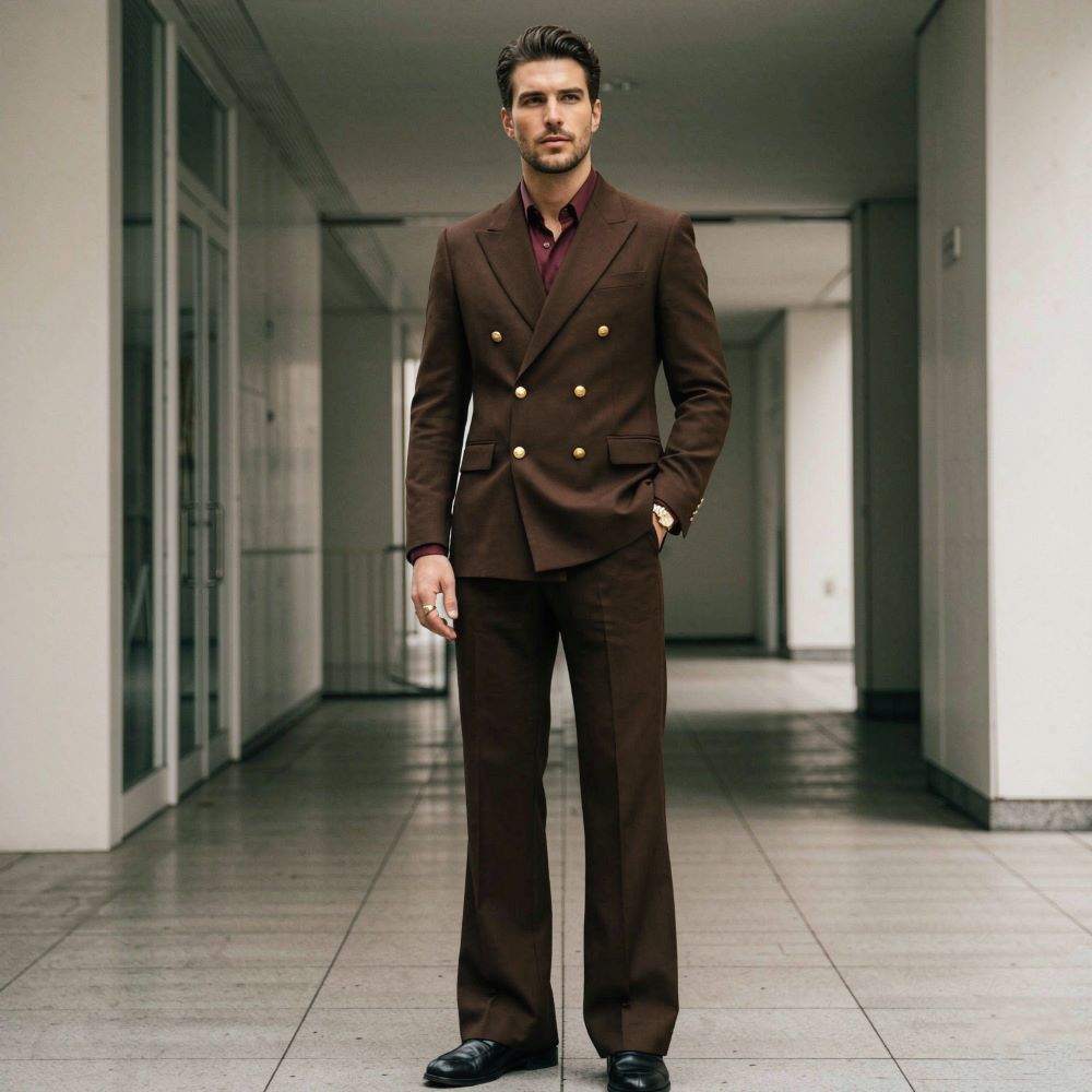 Terno Masculino de 2 Peças, Co - Men'S Relaxed Formal Wear avaliação e preço