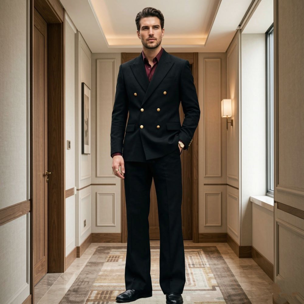 Terno Masculino de 2 Peças, Co - Men'S Relaxed Formal Wear avaliação e preço