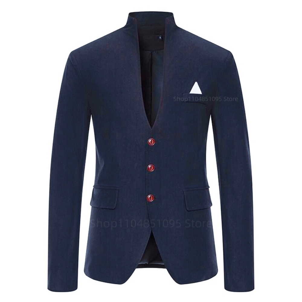 Blazer Masculino Liso, Jaqueta - Men Formal Wear With Blazer avaliação e preço