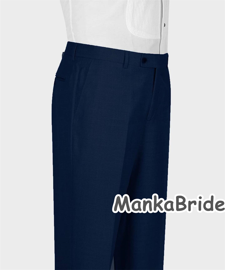 Elegante azul marinho clássico - Men Formal Wear With Blazer avaliação e preço