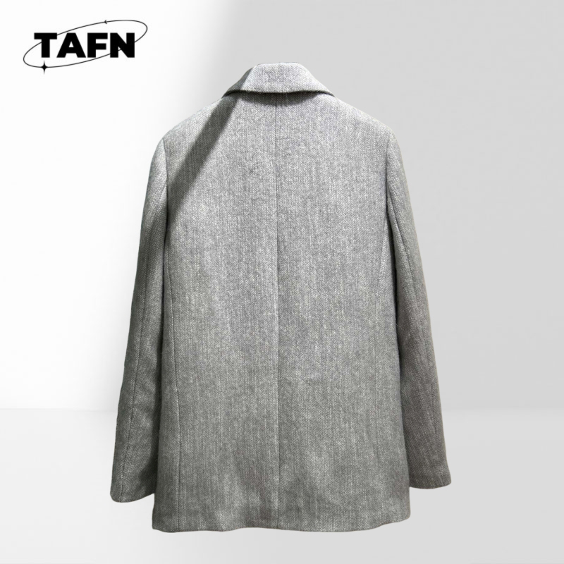 Blazer Clássico Feminino Xadre - Wool Suit Jacket avaliação e preço