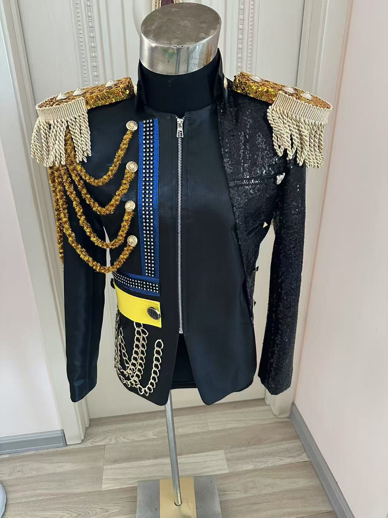 Novos homens borla jaqueta rea - Men Formal Wear Dress avaliação e preço