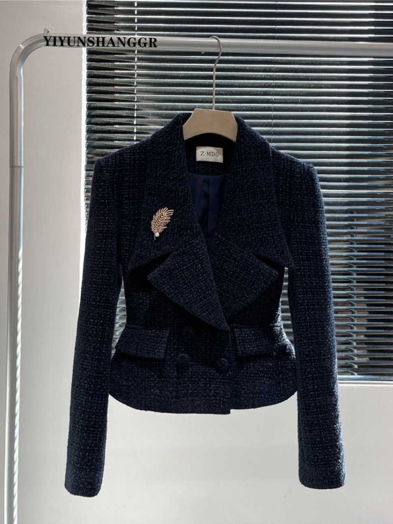 Novo outono inverno tweed tern - Wool Suit Jacket avaliação e preço