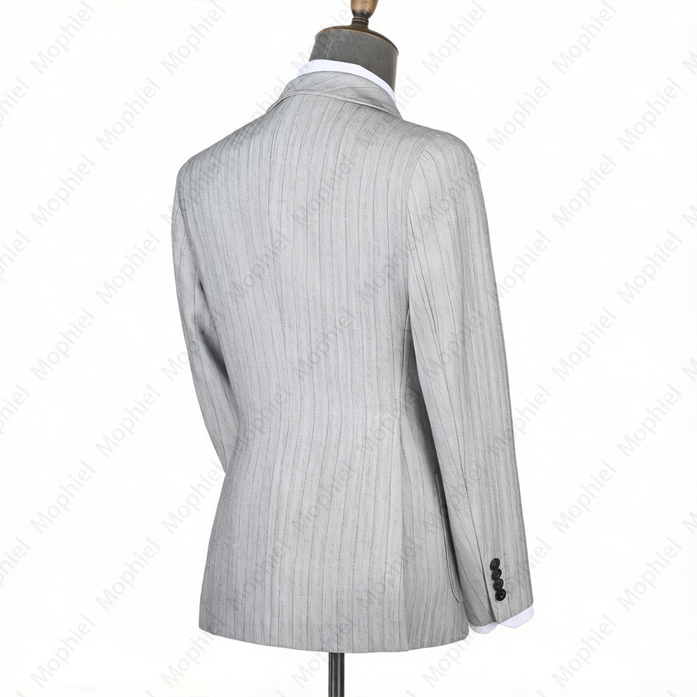 Ternos Masculinos Mophiel Cinz - Men Formal Wear With Blazer avaliação e preço