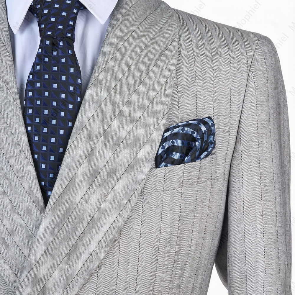 Ternos Masculinos Mophiel Cinz - Men Formal Wear With Blazer avaliação e preço