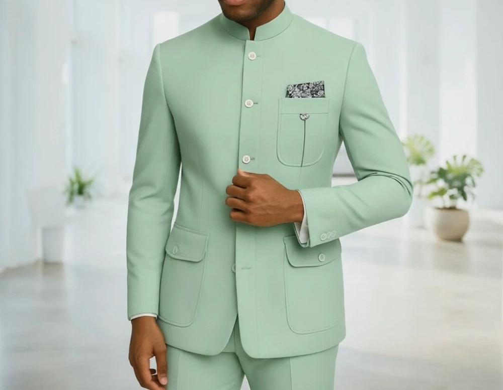 Ternos Safari Masculinos Premi - Men'S Formal Wear For Office avaliação e preço