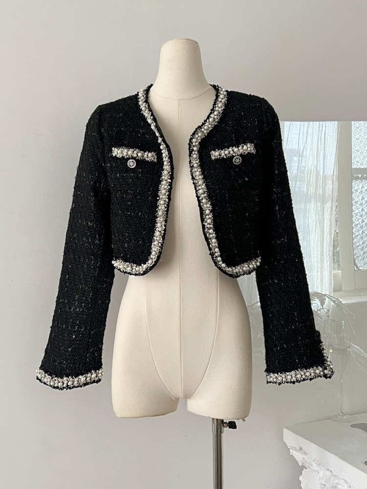 Feminino jaqueta curta casaco  - Wool Suit Jacket avaliação e preço