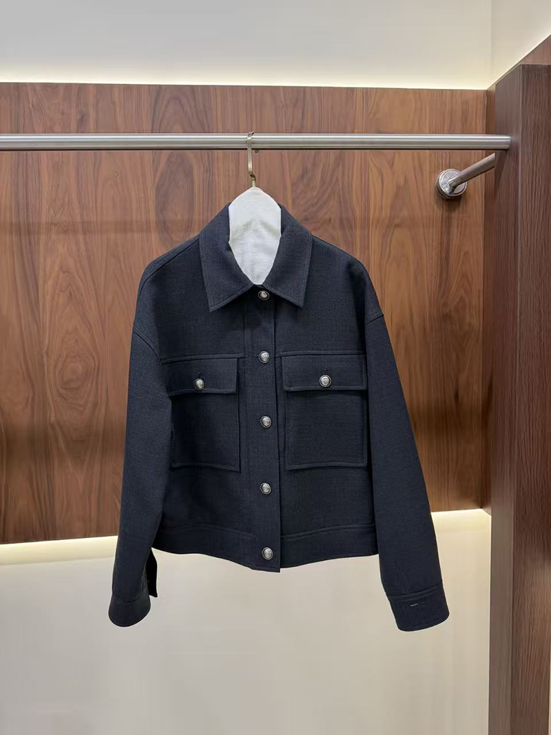 Conjunto de Jaqueta Cropped co - Wool Suit Jacket avaliação e preço