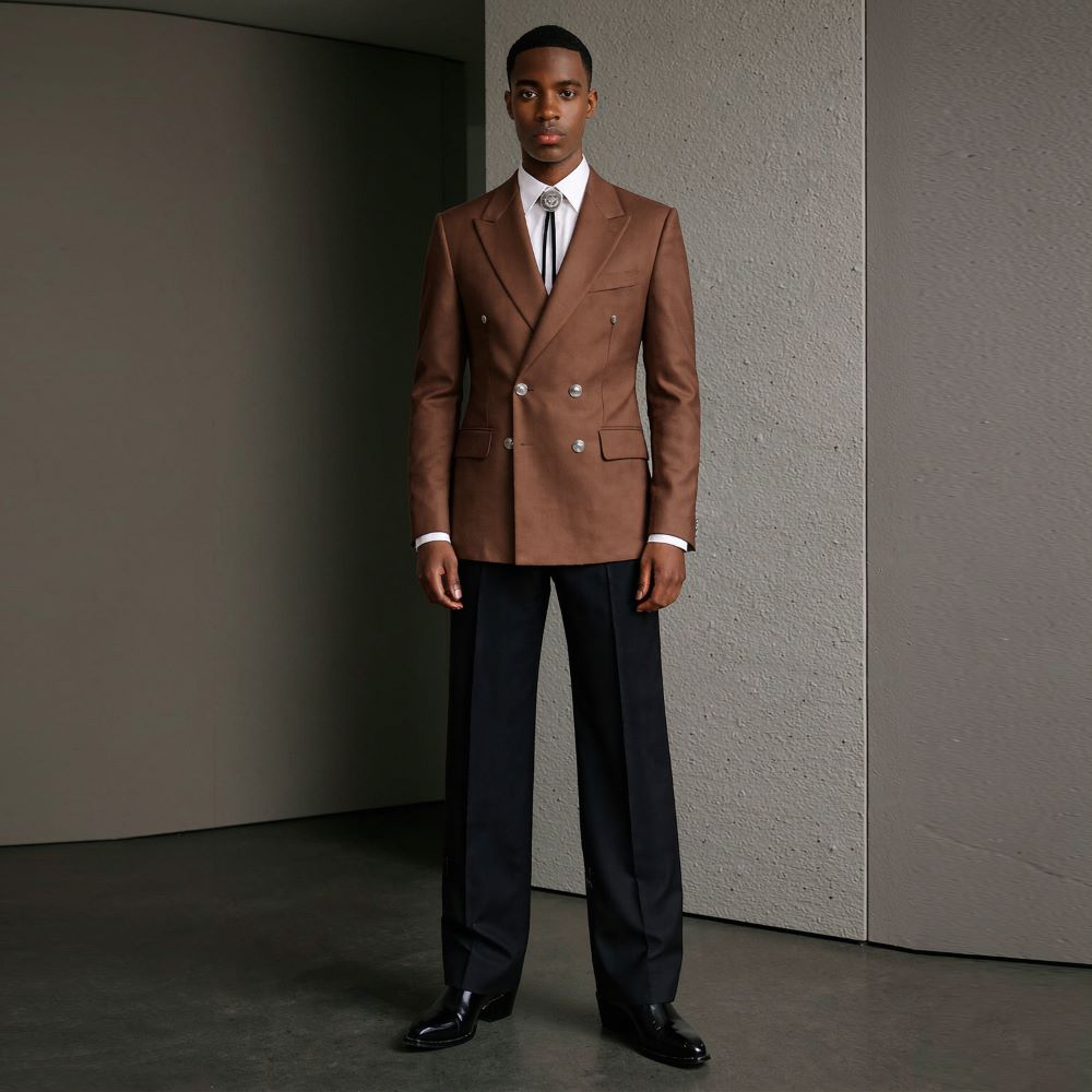 Terno Masculino de 2 Peças, Co - Men'S Relaxed Formal Wear avaliação e preço