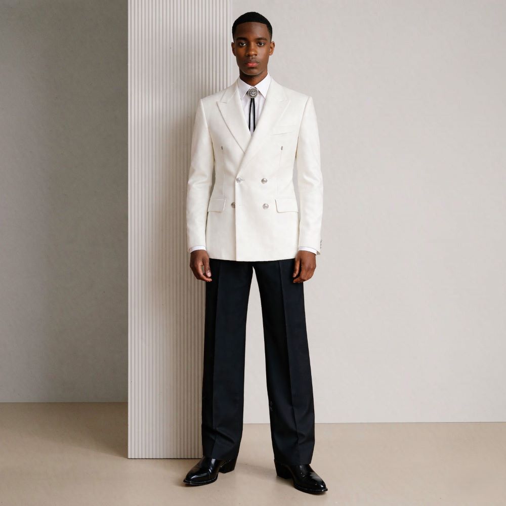 Terno Masculino de 2 Peças, Co - Men'S Relaxed Formal Wear avaliação e preço