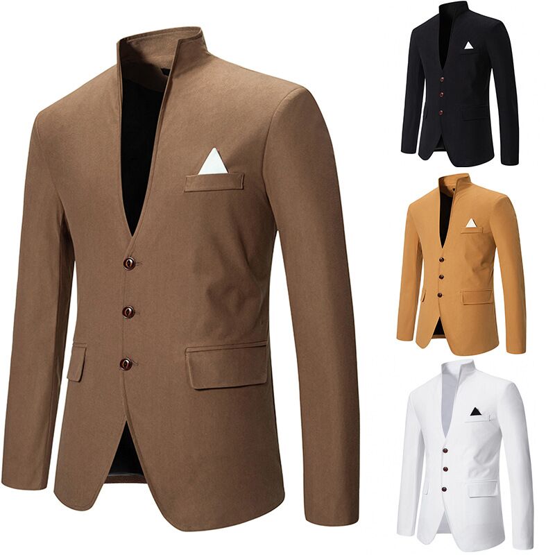 Blazer Masculino Casual para C - Men'S Formal Wear For Office avaliação e preço