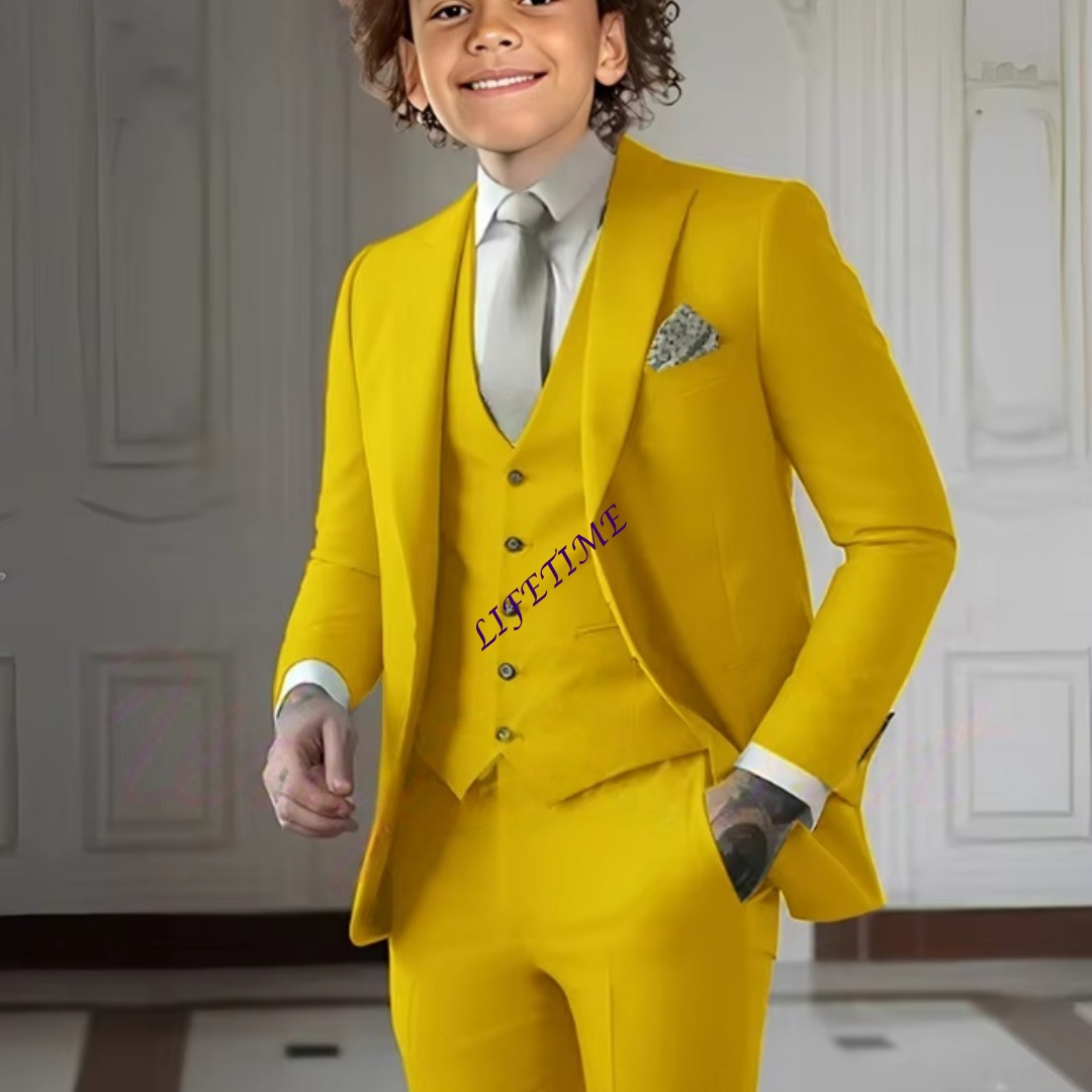 Terno Verde Claro de Três Peça - Formal Wear For Men Kids avaliação e preço