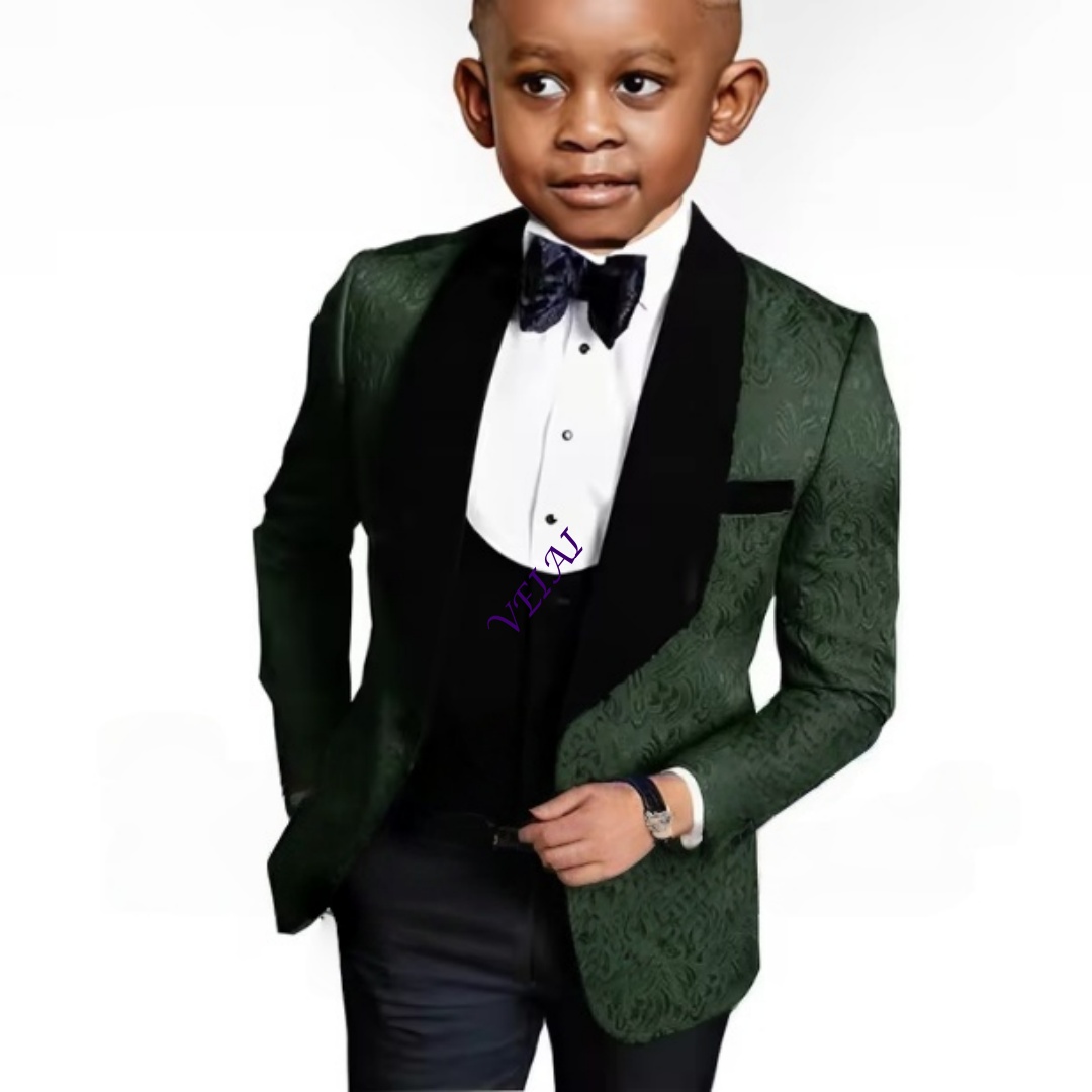 Conjunto de Terno Floral em Tr - Formal Wear For Men Kids avaliação e preço