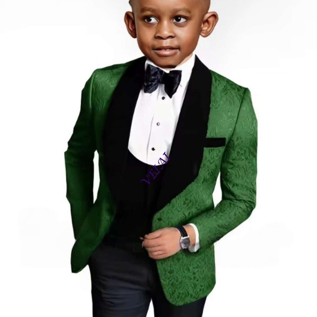 Conjunto de Terno Floral em Tr - Formal Wear For Men Kids avaliação e preço