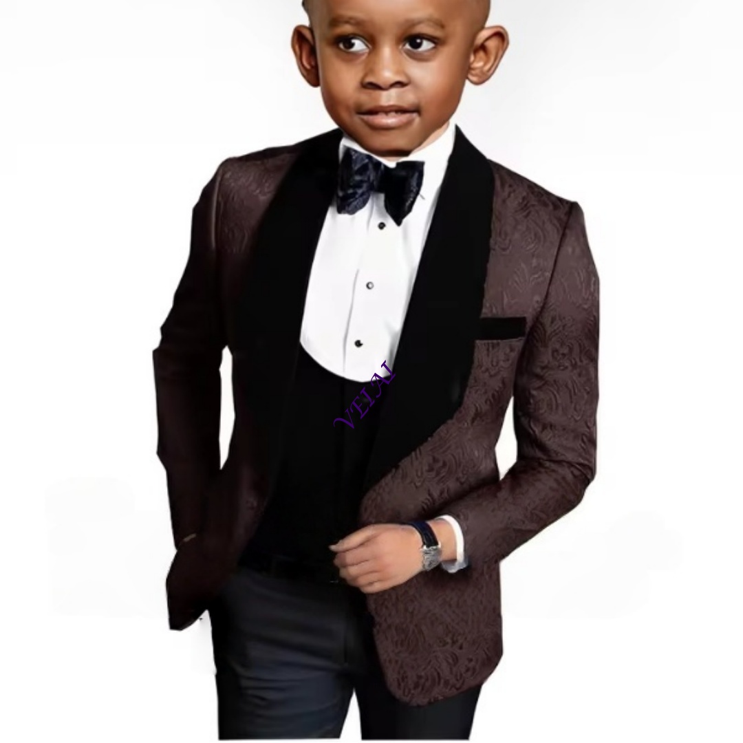 Conjunto de Terno Floral em Tr - Formal Wear For Men Kids avaliação e preço