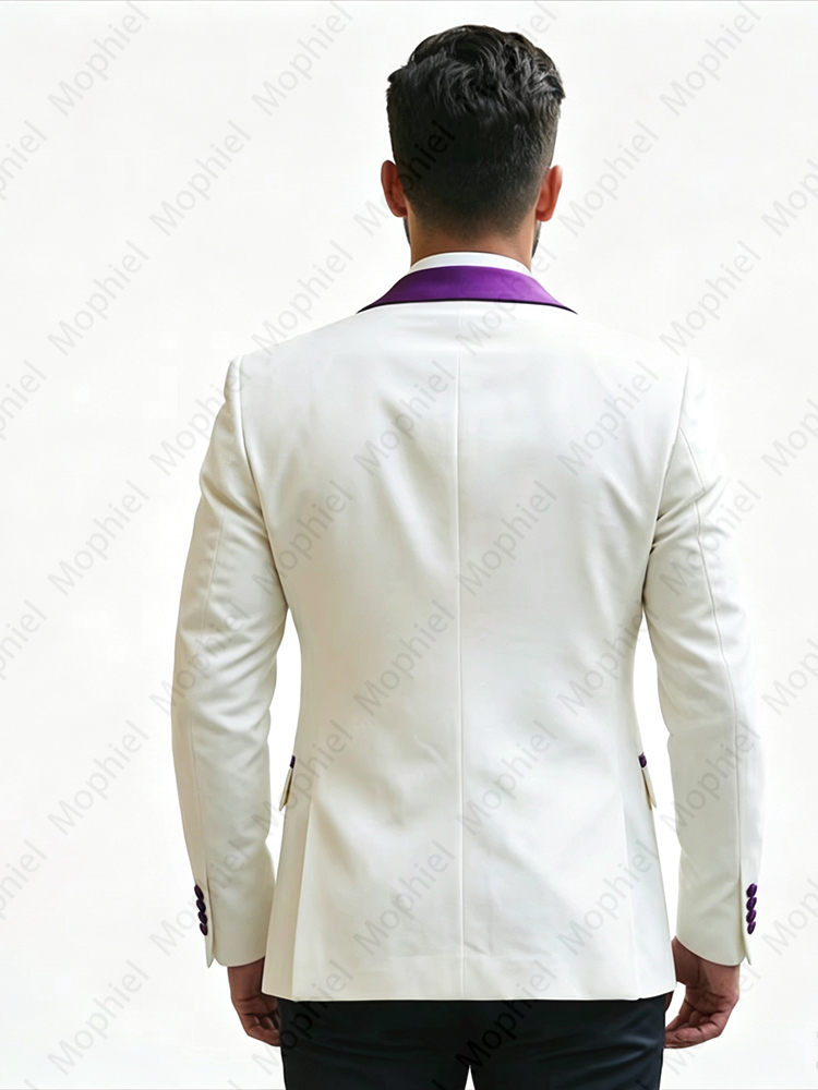 Ternos Masculinos Brancos 3 Pe - Men Formal Wear With Blazer avaliação e preço