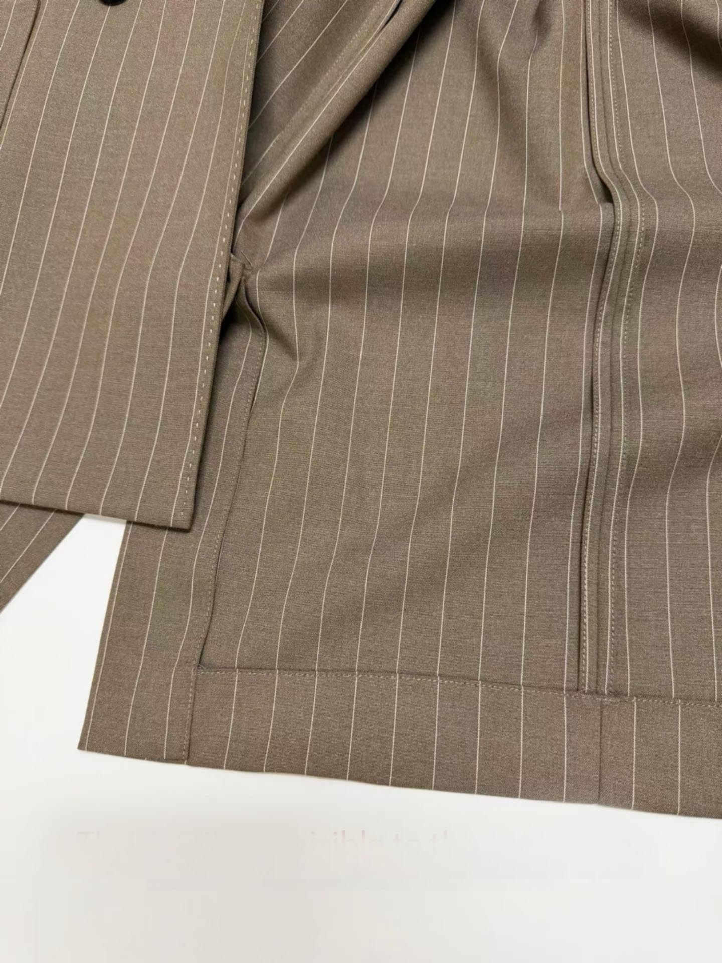 Elegante fato de calças com pa - Wool Suit Jacket avaliação e preço