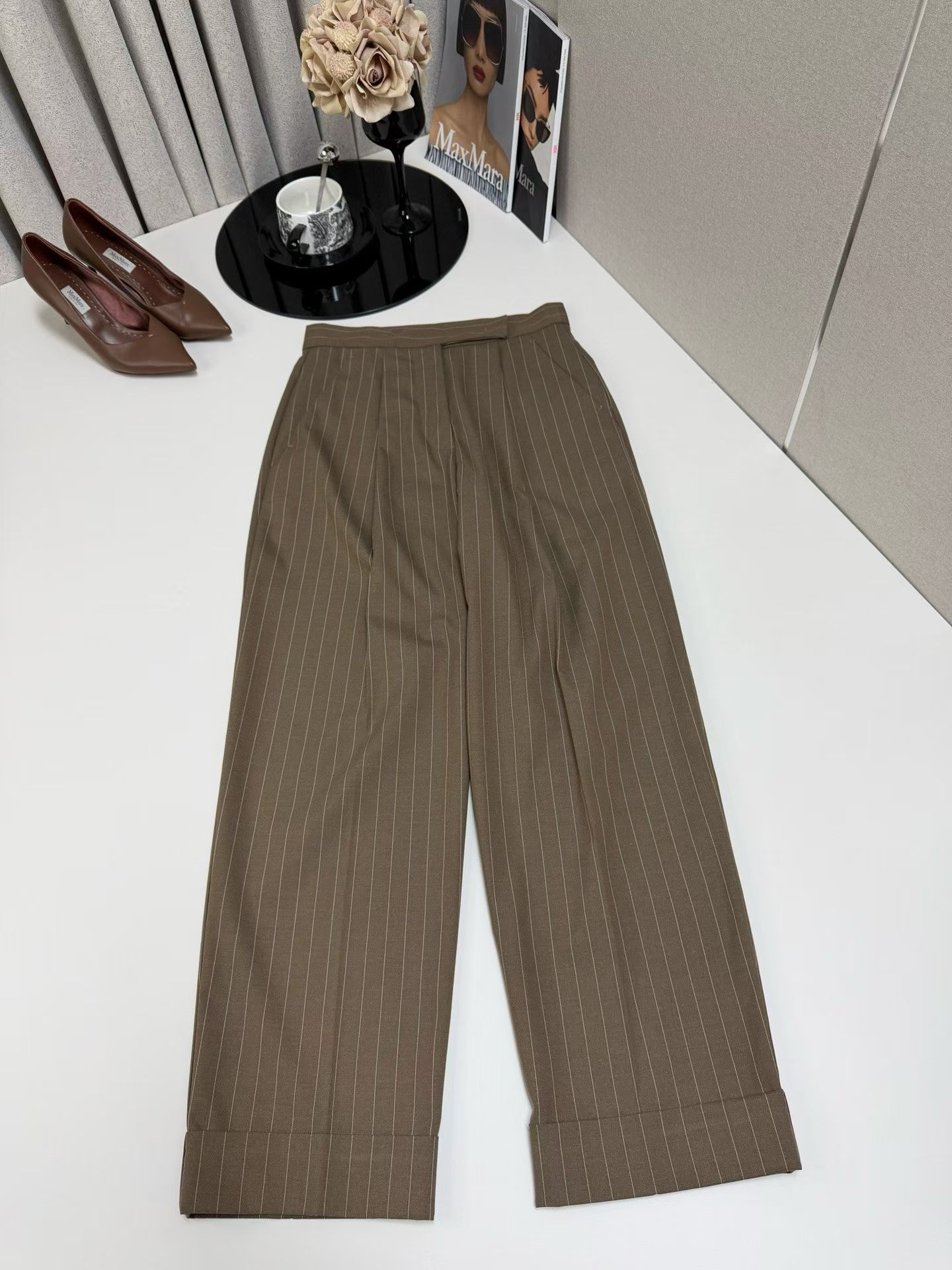 Elegante fato de calças com pa - Wool Suit Jacket avaliação e preço