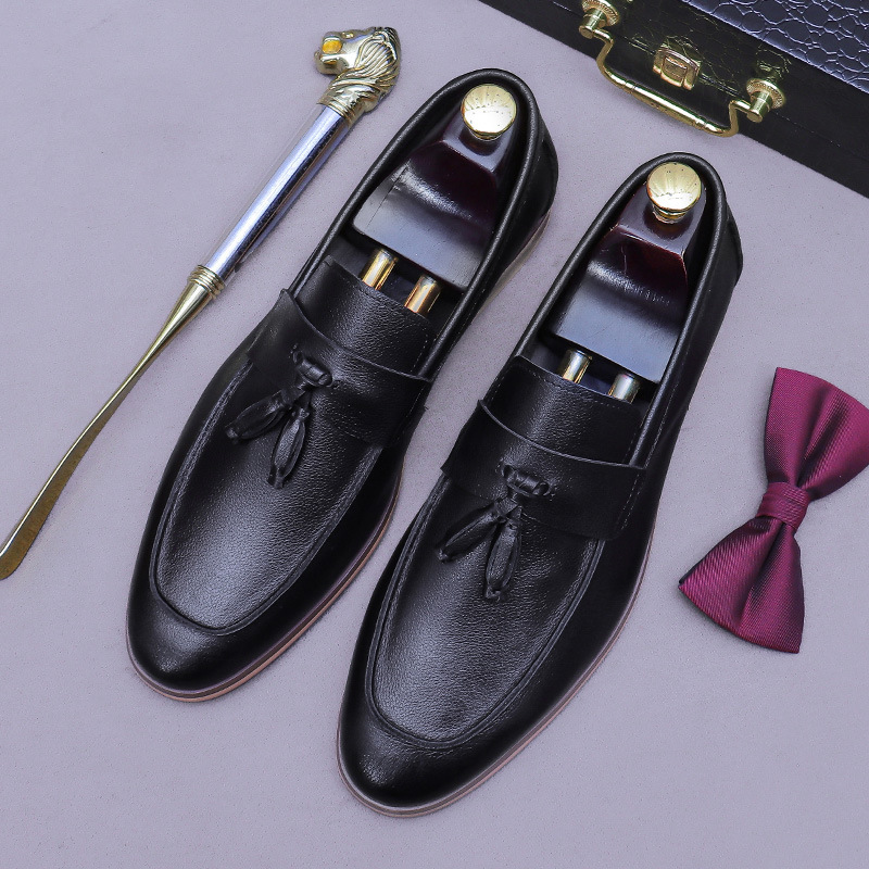 Sapatos masculinos de couro le - Men Formal Wear Dress avaliação e preço