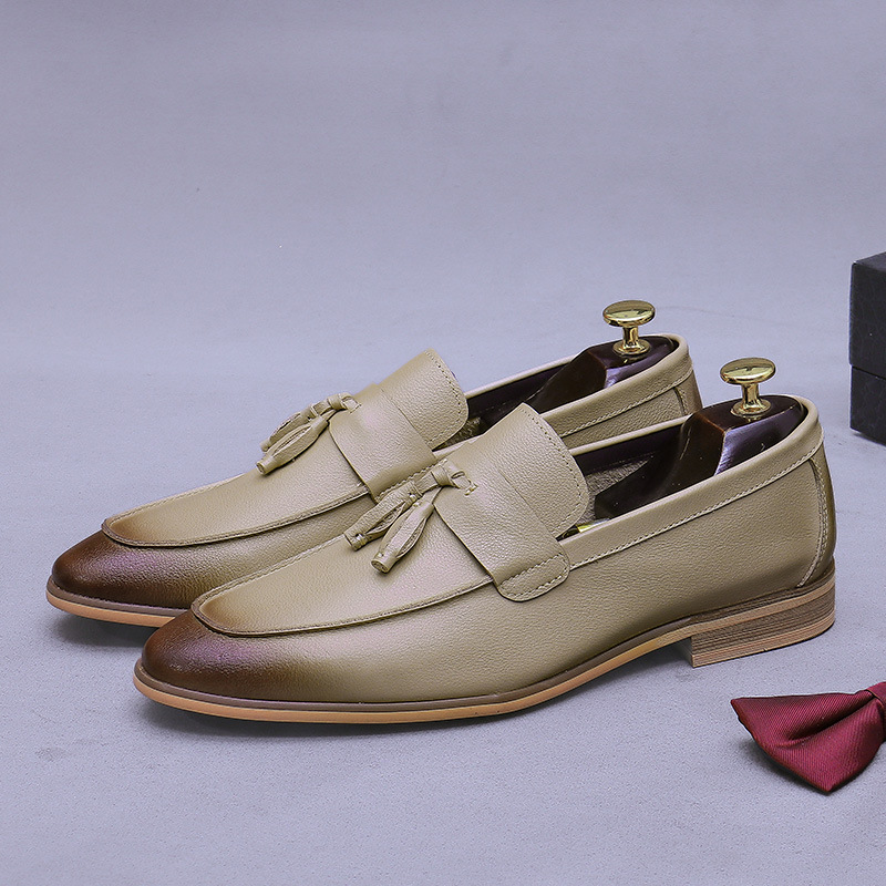 Sapatos masculinos de couro le - Men Formal Wear Dress avaliação e preço