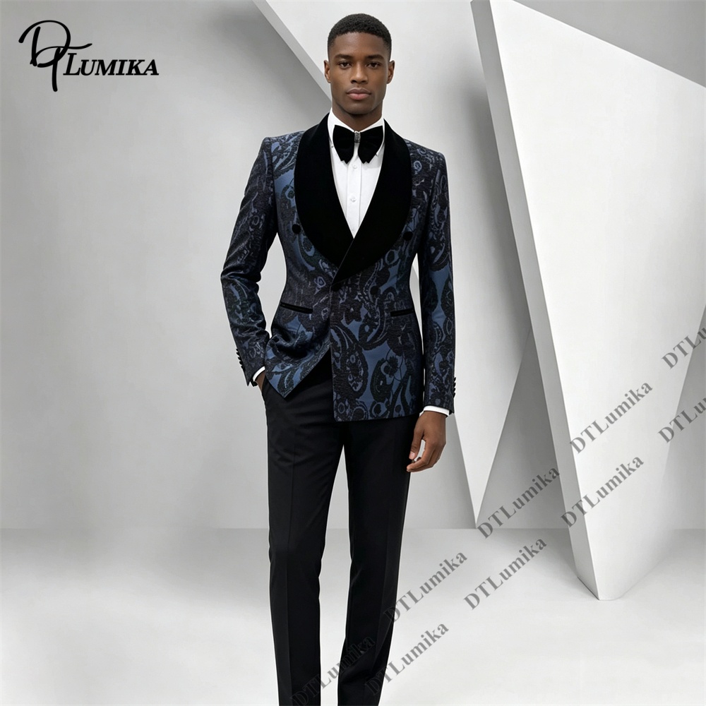 Terno de Smoking de Duas Peças - Men'S Formal Wear For Office avaliação e preço