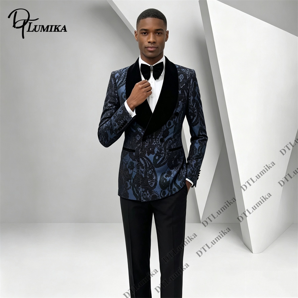 Terno de Smoking de Duas Peças - Men'S Formal Wear For Office avaliação e preço