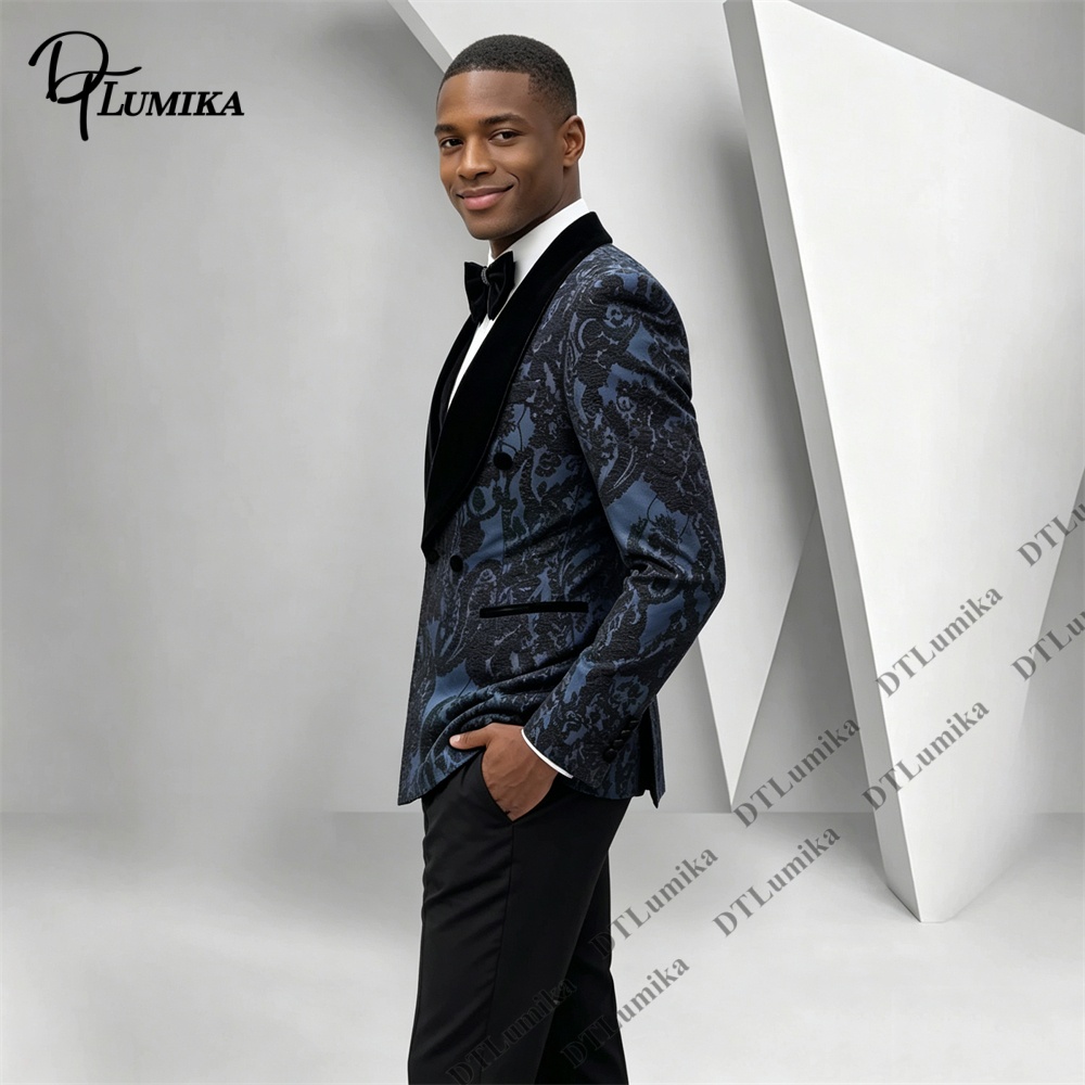 Terno de Smoking de Duas Peças - Men'S Formal Wear For Office avaliação e preço