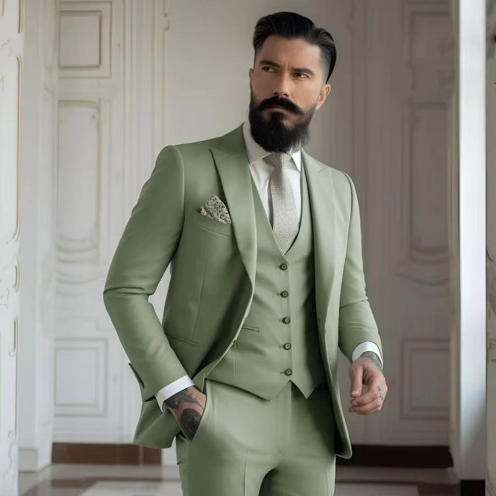 Ternos de casamento cáqui para - Khaki Formal Wear Men avaliação e preço
