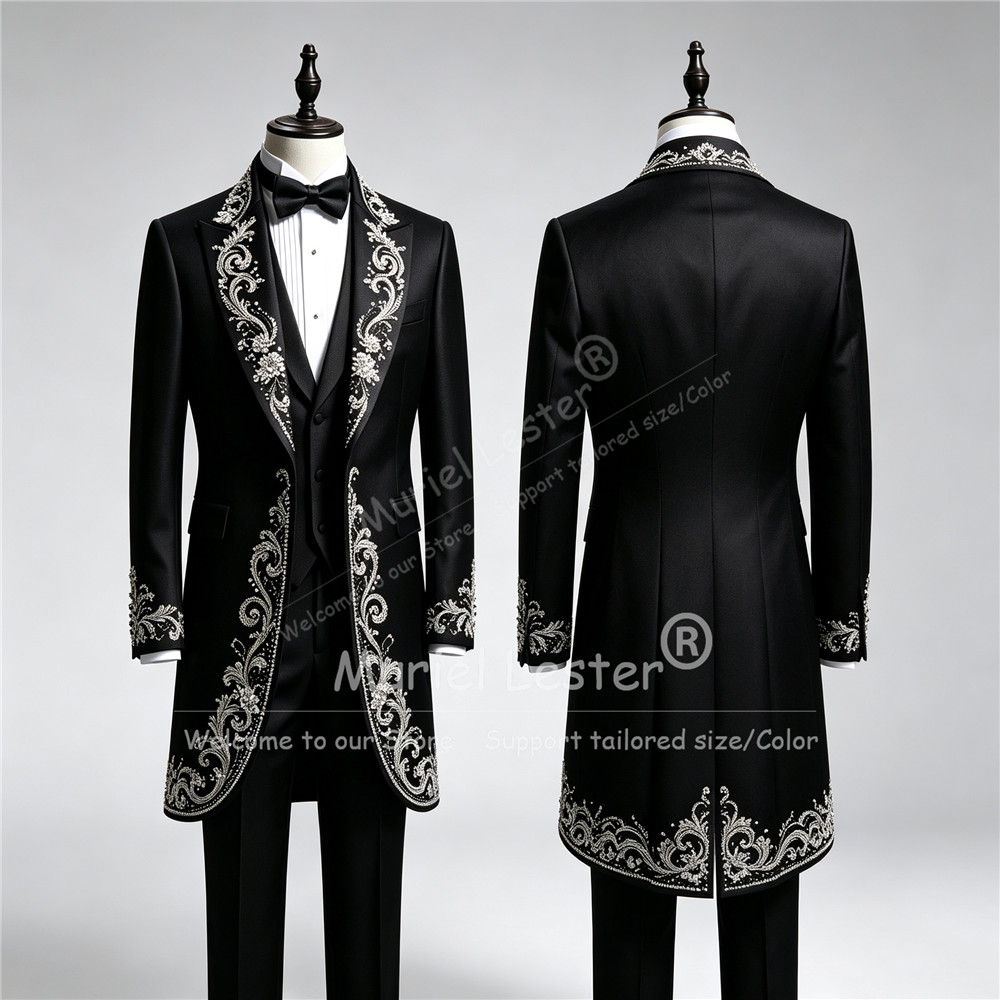 Ternos de Luxo para Casamento  - Men Formal Wear With Blazer avaliação e preço