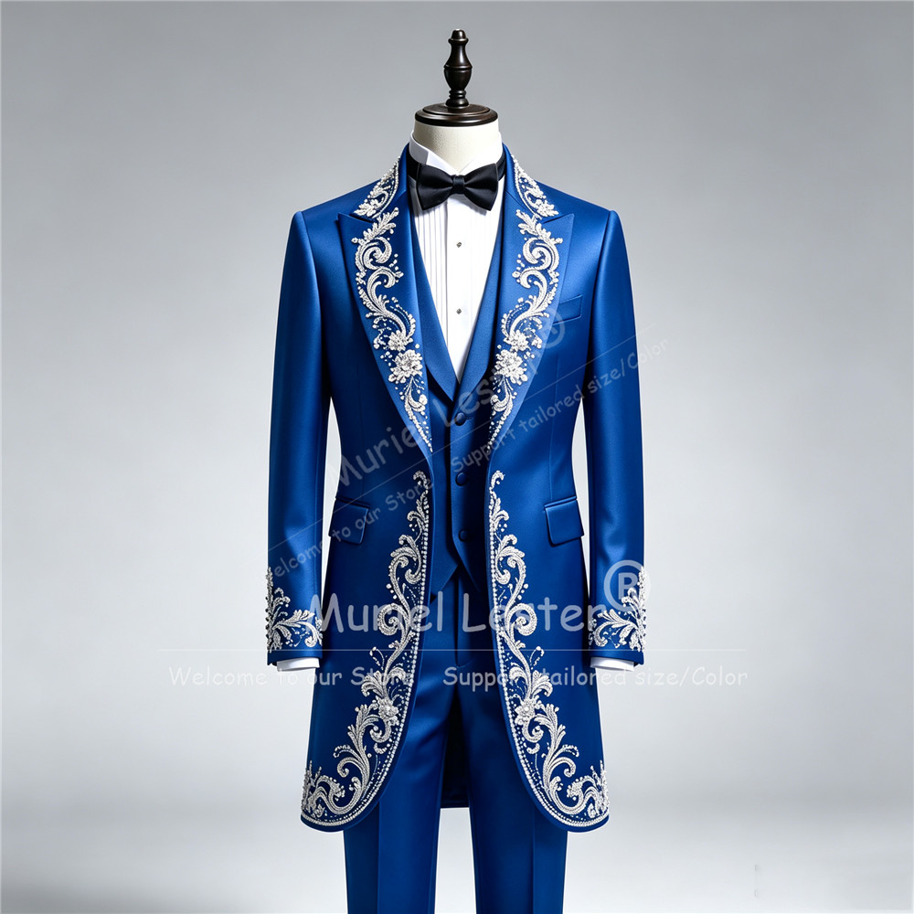 Ternos de Luxo para Casamento  - Men Formal Wear With Blazer avaliação e preço